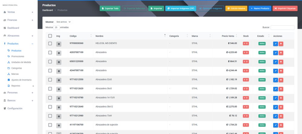 Control de inventario DreamsPOS
